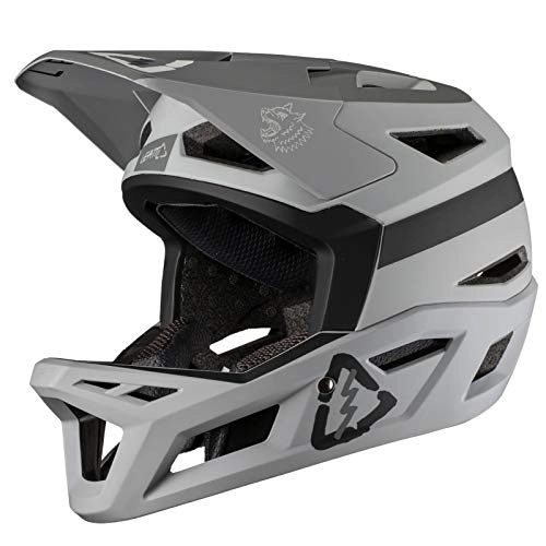 Mountain Bike Helmet : Leatt 1019302591 Unisex Adult Mountain Bike Helmet, Steel Grey, Size: M