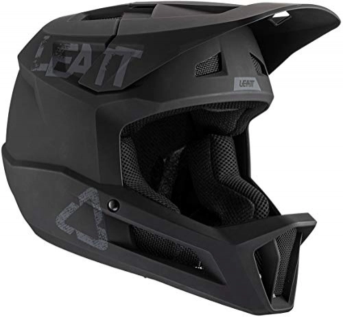 Mountain Bike Helmet : Leatt MTB 1.0 DH Junior Cycling Helmet, Unisex, Black, XXS