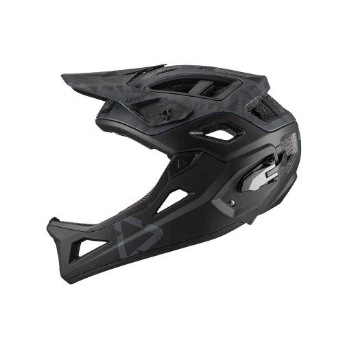 Mountain Bike Helmet : Leatt MTB 3.0 Enduro Unisex Adult Bike Helmet, Black, L