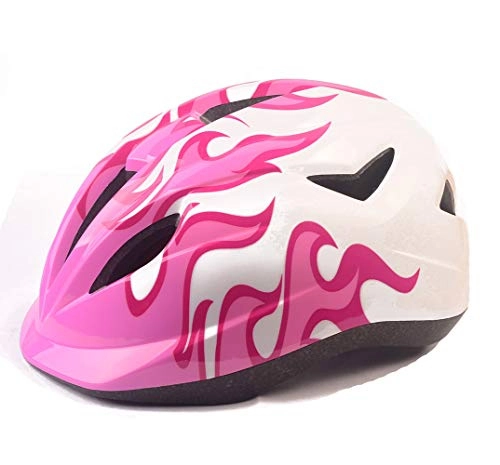 Mountain Bike Helmet : LERDBT Cycling helmet Adjustable From Toddler To Youth SizeDurable Kid Bicycle Helmets Bike Helmetfor Road Urban Mountain Safety Protecti (Color : Pink)