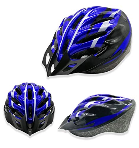 Mountain Bike Helmet : LERDBT Cycling helmet Adjustable Women Mountain Bicycle Road Bike Helmet Safety Protection Cycling Bike Helmet Bike Helmetfor Road Urban Mountain Safety Protecti (Color : Dark blue)