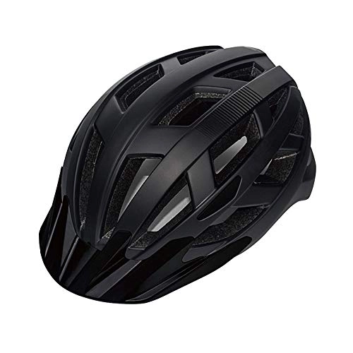 Mountain Bike Helmet : LERDBT Cycling helmet Men And Women Bicycle Helmet Youth Adjustable Comfortable Helmet With Child Multi-sport Helmet (Black) Bike Helmetfor Road Urban Mountain Safety Protecti