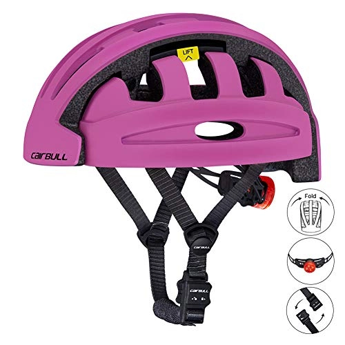 Mountain Bike Helmet : LHY Bicycle Helmet, Mountain Bike Helmet, Helmet Loop / Foldable Bike And / Or Scooter Helmet, Unisex Adult, A