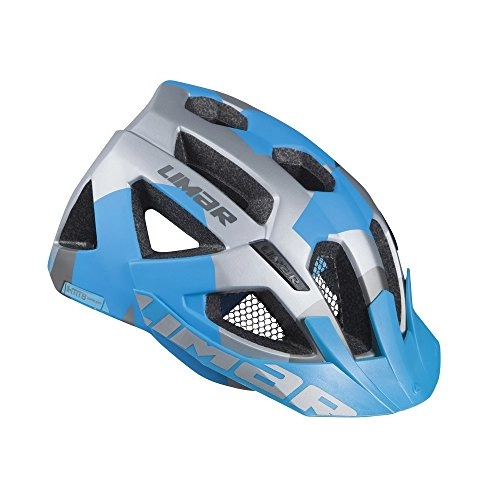 Mountain Bike Helmet : Limar X-MTB Bicycle Helmet Bicycle Helmet, Unisex, Fahrradhelm X-MTB, silver / blue