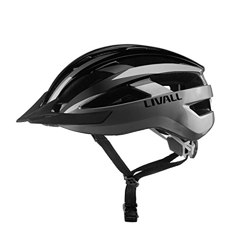 Mountain Bike Helmet : Livall MT1 Smart Bike Helmet, Wireless Turn Signals remote Tail Lights, Bluetooth Speakers, Build-in mic, Music&Call, Walkie-talkie, SOS Alert, CPSC&EN1078 Certified Cycling Mountain Bluetooth Helmet