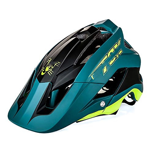 Mountain Bike Helmet : Lixibei Mountain Bike Helmet Ultralight Adjustable MTB Cycling Bicycle Helmet Men Women Sports Outdoor Safety Helmet, Green