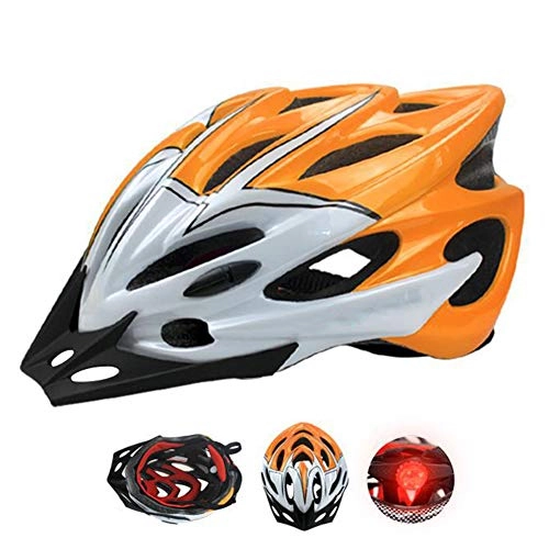 Mountain Bike Helmet : LXLTLB Bicycle Helmet, Cycling Helmet Adjustable Bicycle Helmet with Visor Breathable Mountain Bike Helmet Lightweight Road Bike Helmet Unisex