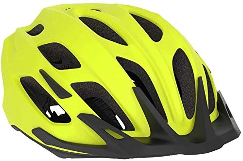 Mountain Bike Helmet : LYY Airflow Bike Helmets Mountain And Road Bicycle Cycling Helmet with Detachable Brim for Added Protection Adult Unisex Size 3D Adjustment Comfortable Lightweight Breathable Yellow L
