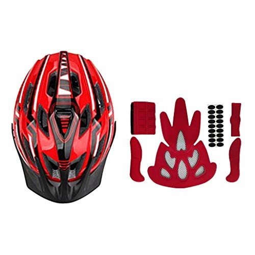 Mountain Bike Helmet : MagiDeal MTB Helmet Cycling Mountain Bike Safety Helmet with LED Rear Light