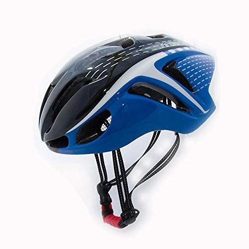 Mountain Bike Helmet : Male And Female One-Piece Riding Helmet, Cycling Bicycle Bikes Riding Helmet, Adjustable Adult Helmet, for Road Bike MTB, BMX Riding, Blue