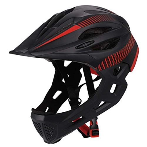Mountain Bike Helmet : Matedepreso Bicycle Helmet Full Face Detachable Bike Helmet Mountain Road Bicycle Helmet Children Riding Helmet