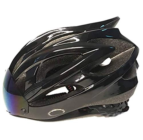 Mountain Bike Helmet : MAZI Super Lightweight Bike Helmet for Adult with Bluetooth, Adjustable Bicycle Helmet with Detachable Magnetic Visor, Professional Bike Helmet for Mountain and Road Men Women, Black