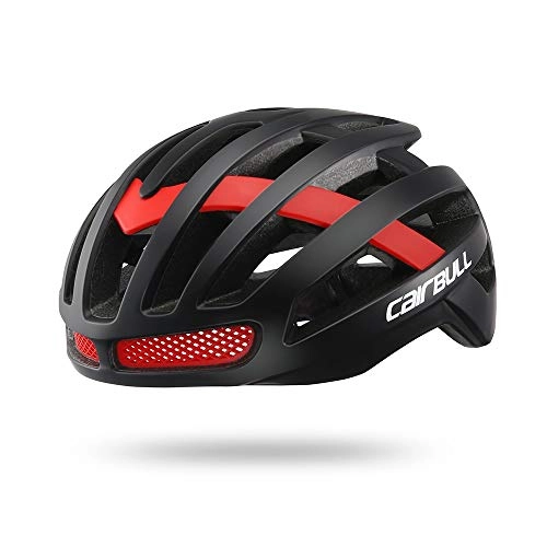 Mountain Bike Helmet : Men's Women's Bicycle Helmets-Mountain Bike Helmet With Sporty And Compact, Built With 26 Large Vents, Safety Protection Comfortable Lightweight ASF15 (Color : Black)