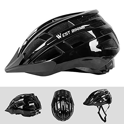 Mountain Bike Helmet : Men Women Unisex Ultralight MTB Bike Helmet Mountain Riding Bicycle Safety Helmet Utility To Use(Color:White)