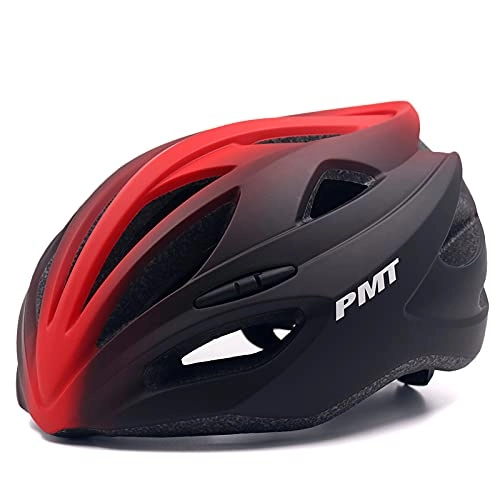Mountain Bike Helmet : Mens Bike Helmet With Led And Bluetooth, Smart Helmet Cycling, Mtb Mountain Bike Cycling Road Helmet, Integrated, Rechargeable For Adults Men / Women(Color:Red)