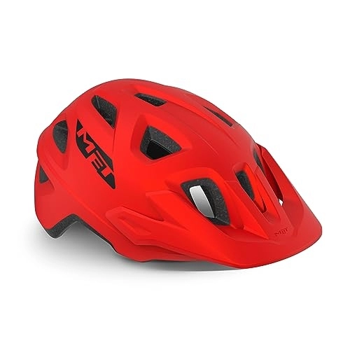 Mountain Bike Helmet : MET - Echo Mountain Bike Helmet In Matt / Red Size Small / Medium (52-57 cm)