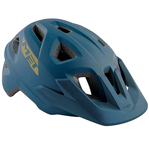 Mountain Bike Helmet : MET Echo Trail All Mountain Bike MTB Cycle Helmet Vented Enduro Cycling Inmould 570026 Blue Size S / M