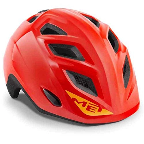 Mountain Bike Helmet : MET Genio Childrens Cycle Helmet MTB Road One Size 52 / 57 cm - Red Glossy