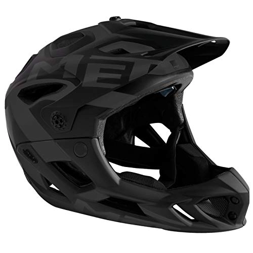 Mountain Bike Helmet : MET - Parachute Mountain Bike Helmet In Matt Black Size Small (51-56cm)