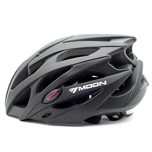 Mountain Bike Helmet : MOON Bike Helmets for Adults Lightweight 25 Vents Dial Fit System Removable Visor CPSC Certified Bicycle, Road Cycling Helmet Mountain Bike Helmets Bicycle Helmets for Men and Women