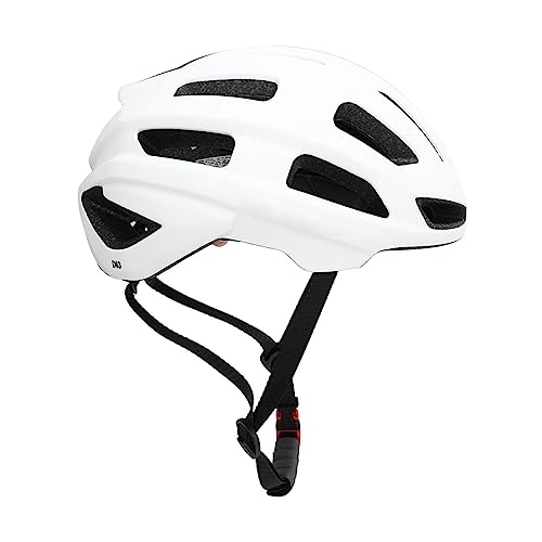 Mountain Bike Helmet : Mountain Bike Helmet, 21 Vents Bike Helmet 60-63 Cm Adjustable for Training (White)