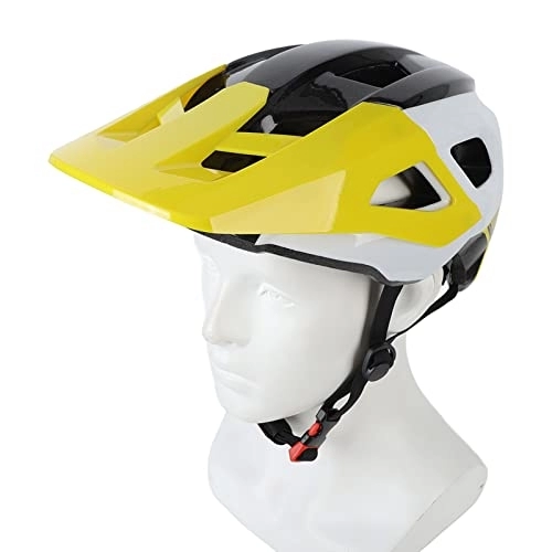Mountain Bike Helmet : Mountain Bike Helmet, Adult Lightweight Bike Helmet with Adjustable Safe and Heat Dissipation, Cycling MTB Helmet for Men and Women (yellow)