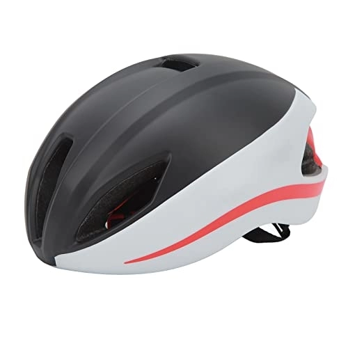 Mountain Bike Helmet : Mountain Bike Helmet, Bicycle Helmet Ventilated Impact Resistant Toughness Head Circumference Adjustable for Cycling (Black White)