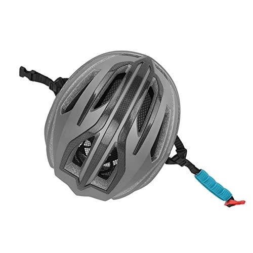 Mountain Bike Helmet : Mountain Bike Helmet, Insects Repellent Net Great Toughness Lightweight Bike Helmet Strong Impact Absorption for Cycling (Titanium)
