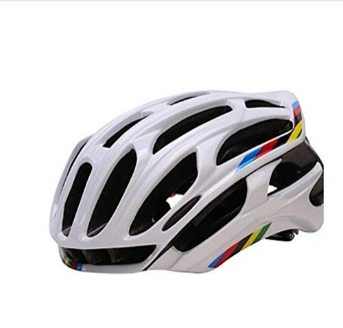 Mountain Bike Helmet : Mountain Bike Helmet Man Ultralight MTB Cycling Helmet With LED Taillight Sport Safe Gear Unisex (Color : A)