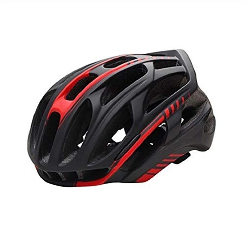 Mountain Bike Helmet : Mountain Bike Helmet Man Ultralight MTB Cycling Helmet With LED Taillight Sport Safe Gear Unisex (Color : B)