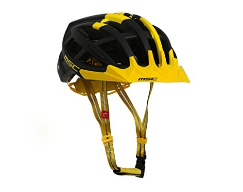 Mountain Bike Helmet : MSC Bikes hx100smbkye MTB Helmet, Black / Yellow, S / M (55 cm-58 cm)