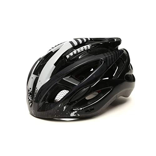 Mountain Bike Helmet : MXZ Bicycle Helmet, Road Mountain Bike Helmet Adjustable Lightweight Adult Helmet One Body Forming - Magnetic Attraction Goggles (color : White, Size : Xl)