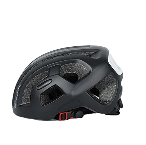 Mountain Bike Helmet : MYMAO Bicycle Helmet for Men & Women, Adjustable Road & MTB Bike Helmet Urban Cycling Helmet Cycle Helmet, Black, M(54 / 58CM)
