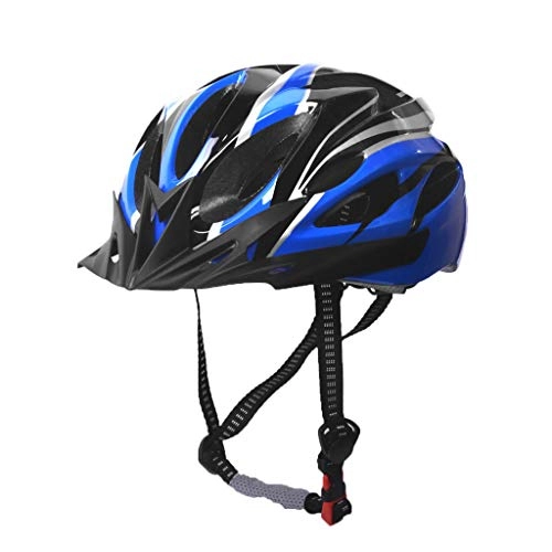 Mountain Bike Helmet : Nanxi Bike Helmet Superlight Adjustable Bicycle Helmet Removable Vision Suitable For Riding, roller Skating, skateboarding, etc Mountain Bike Helmet Blue / black / red