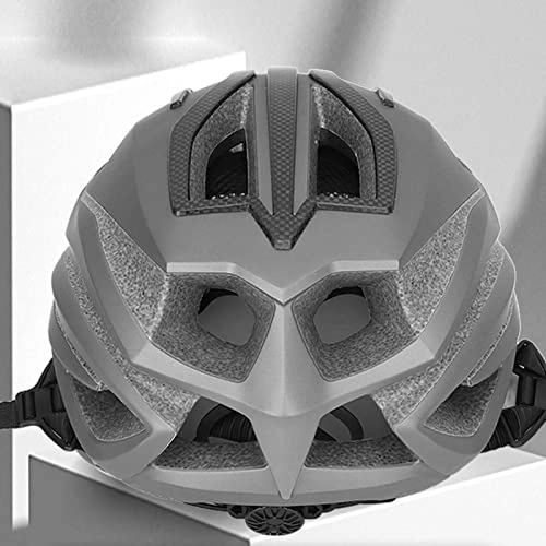 Mountain Bike Helmet : Naroote Mountain Bike Helmet, Bike Helmet Strong Impact Absorption 8 Wind Inlet and 8 Wind Outlet Insects Repellent Net Lightweight for Urban Commuting (Titanium)
