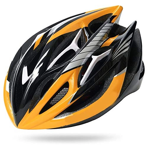 Mountain Bike Helmet : No-branded Motorcycle Accessories Keel Mountain Bike Helmet Integrated Molding Helmet Riding Helmet Skating Helmet Men and Women LKYHYQ (Color : Yellow)