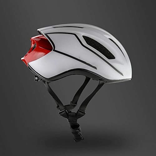 Mountain Bike Helmet : NTMD Cycling helmet helmets for adults bicycle womens road cycling helmet bicycle specialize Racing bike helmets for men women MTB mountain bike (Color : White Red, Size : L)