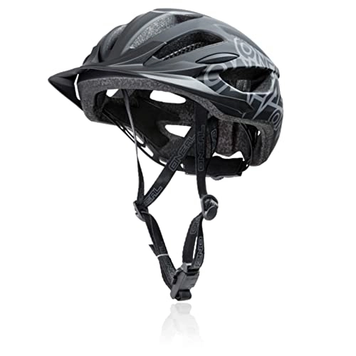 Mountain Bike Helmet : O'NEAL | Mountain Bike Helmet | Enduro All-Mountain | Efficient Ventilation System, Size Adjustment System, EN1078 Approved | Helmet Q RL V.22 | Adult (Black, Small)