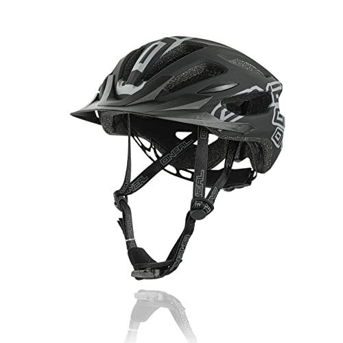 Mountain Bike Helmet : O'NEAL | Mountainbike-Helmet | Enduro MTB Trail All-Mountain | Efficient ventilation system, Size adjustment system, EN1078 approved | Helmet Q RL | Adult | Black | Size XS S M