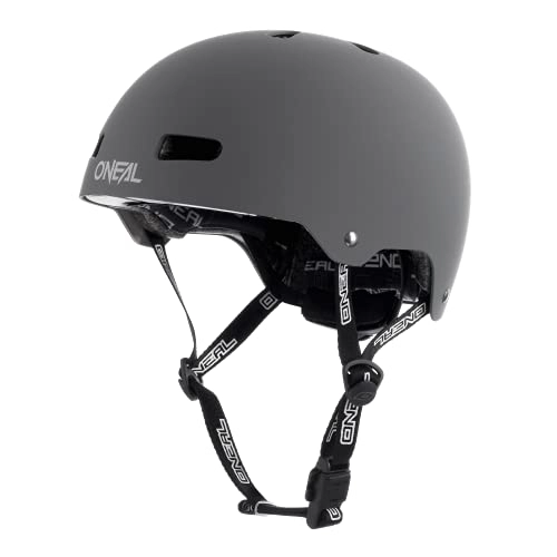 Mountain Bike Helmet : O'NEAL | Mountainbike-Helmet | Enduro MTB Trail All-Mountain | Vents for ventilation & cooling, Size adjustment system, Zone Flex technology | Helmet Dirt Lid ZF Bones | Adult | Grey | Size L XL