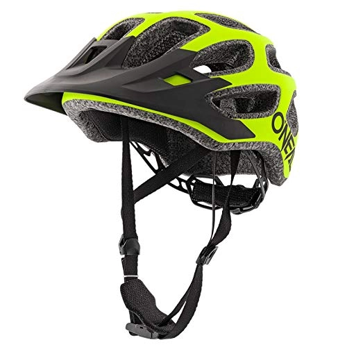 Mountain Bike Helmet : O'Neal Thunderball 2.0 Solid Mountain Bike Helm MTB Fahrrad Trekking BMX Rad Sport, 0007-S0, Farbe Neon Gelb, Gre L / XL / XXL