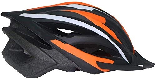 Mountain Bike Helmet : Outdoor Sports Cycling Helmet Integrated Mountain Bike Helmet Male And Female Breathable Helmet Effective xtrxtrdsf (Color : Orange)