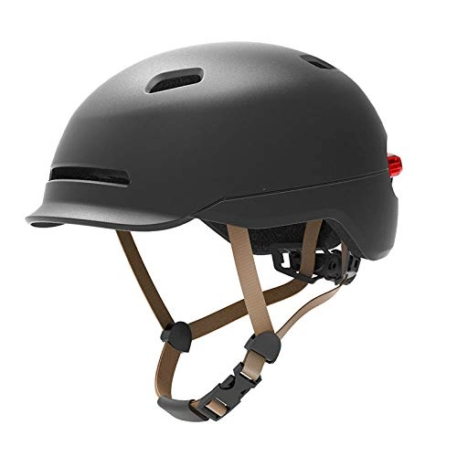 Mountain Bike Helmet : PIANYIHUO Bicycle Helmet7 LED 2 in 1 Light Cycling Helmet Bike Ultralight Helmet Intergrally-molded Mountain Road Bicycle Helmet Safe Men Women M-L, White, L