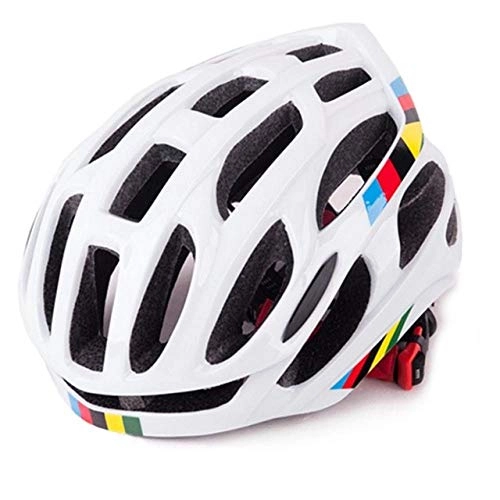 Mountain Bike Helmet : PIANYIHUO Bicycle HelmetBicycle Helmets Matte Black Men Women Bike Helmet Back Light Mountain Road Bike Integrally Molded Cycling Helmets, White