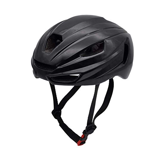 Mountain Bike Helmet : PIANYIHUO Bicycle HelmetBike Mountain Cycling Helmet Man Women Integrally-molded Bicycle Safety Protection Outdoor Sport Helmet, Black, H.S 56, 59cm