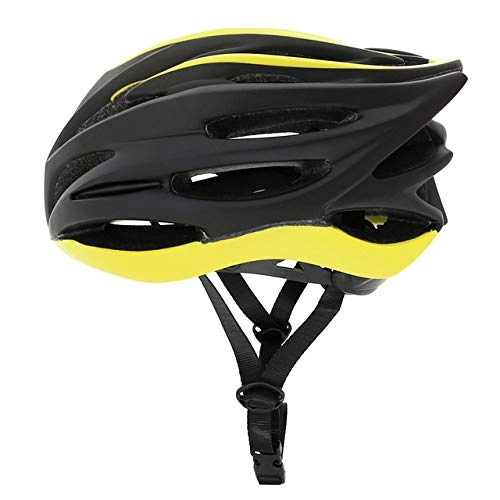 Mountain Bike Helmet : PIANYIHUO Bicycle HelmetUltralight Outdoor Racing Cycling Helmet Intergrally-molded MTB Bicycle Helmet Mountain Road Mountain Bike Helmet, Black Yellow