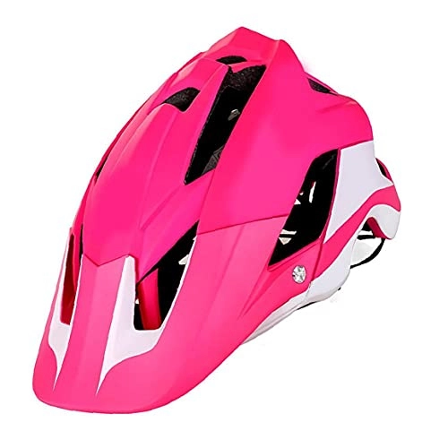 Mountain Bike Helmet : PJKKawesome Bike Helmet Adjustable Lightweight Bicycle Safety Protection with Vents for Road Mountain Cycle Mtb Men Women Rosy