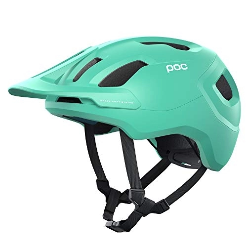 Mountain Bike Helmet : POC, Axion Spin Mountain Bike Helmet for Trail and Enduro, X-Large / XX-Large, Fluorite Green Matte