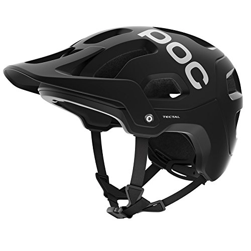 Mountain Bike Helmet : POC Unisex Adult's Helmet, Black (Uranium Black), M-L