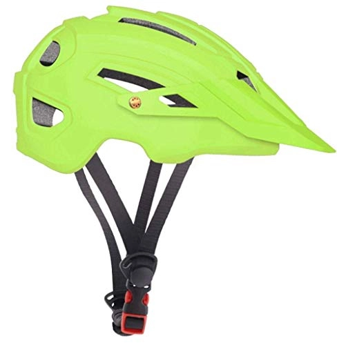 Mountain Bike Helmet : Protection Bicycle Helmet Helmet Bicycle Cycling Cycling Helmet With Hat Eps+Pc Cover Bike Helmet Integrally-Mold Cycling Mountain Bicycle Helmet Fluorescent Green 55Cmx61Cm Cycling Adjustable Helmet